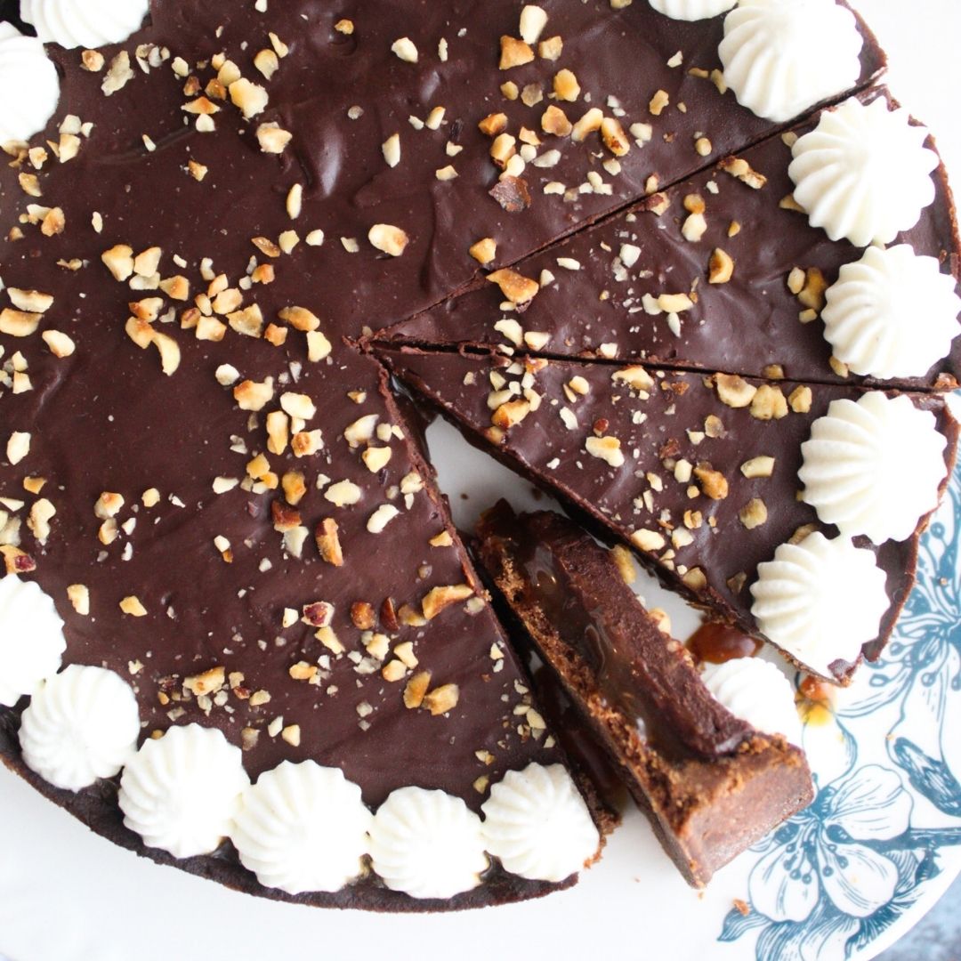 Tarte chocolat et caramel