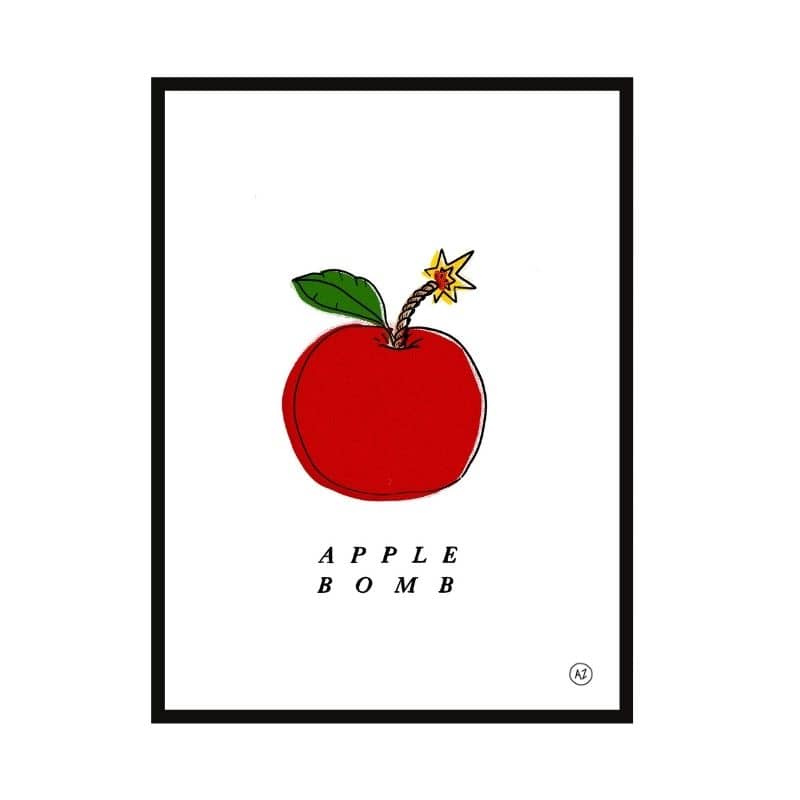 Illustration Anatole Zangs Apple Bomb